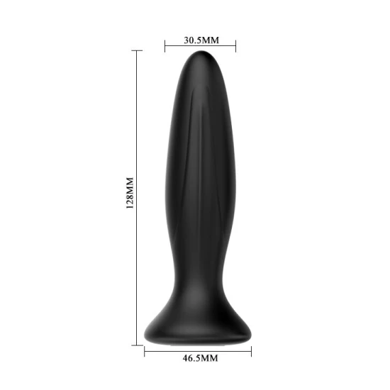 Vibrator anal reîncărcabil, Negru