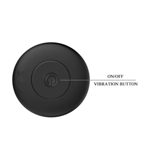 Vibrator anal reîncărcabil, Negru