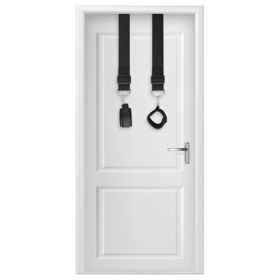 Cătușe pentru bondage la ușă, Roz/Negru
