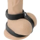 Inel Ajustabil pentru Penis și Testicule - Piele Sintetică, Mărime Unică