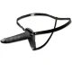 Seria FETISH FANTASY - DILDO STRAP-ON din piele, Negru