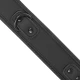 COLIER BDSM - LANT CU CĂPTUȘEALĂ DIN NEOPREN, NEGRU