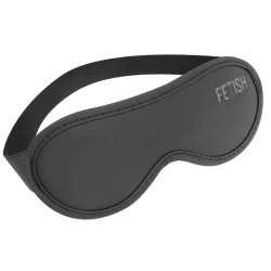 Mască Fetish Submissive, Vegan Leather, Negru