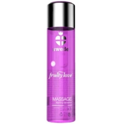 Ulei de masaj cu efect de încălzire, Roz zmeură și rubarbă, 60 ml