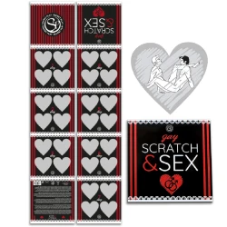 Joc de răzuit, cupluri gay, Scratch & Sex