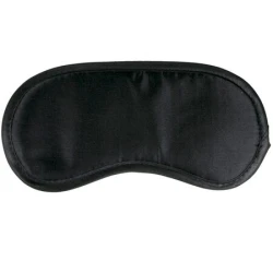 Black padded blindfold – mască cu căptușeală, roșie