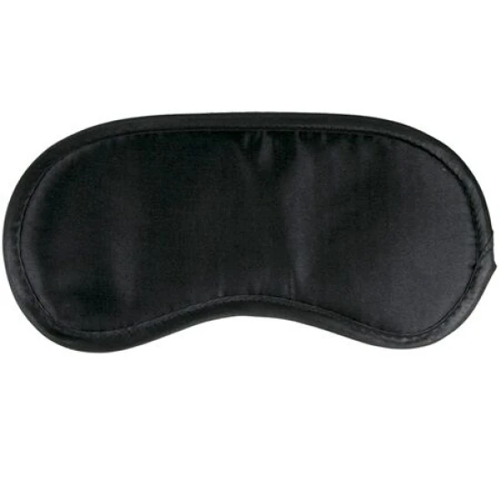 Black padded blindfold – mască cu căptușeală, roșie