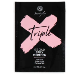Gel intensificator plăcere, doză unică Triple X