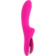 Vibrator tip iepuraș cu încărcare magnetică, 10 trepte, Roz, 21 cm