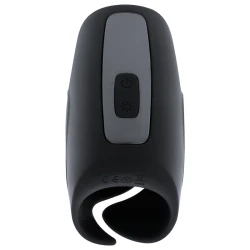Masturbator masculin cu vibrații și căldură, negru