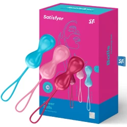 Set de Antrenament Satisfyer - Bile de Tonifiere, Multicolor, Mărime Unică