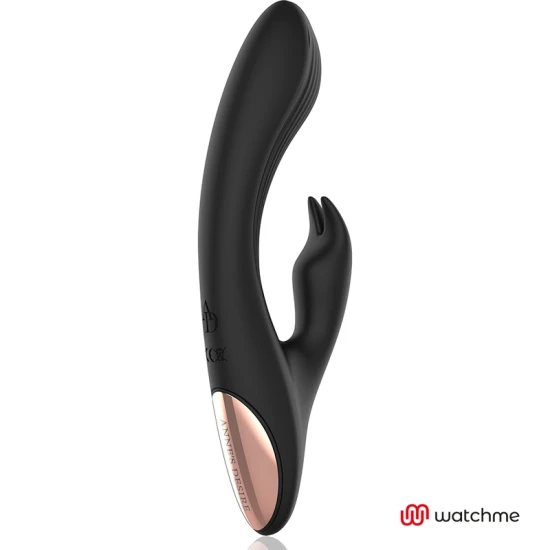 Vibrator Iepuraș Anne's Desire, Telecomandă, Negru