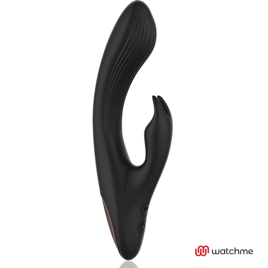 Vibrator Iepuraș Anne's Desire, Telecomandă, Tehnologie Watchme, Negru/Auriu
