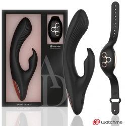 Vibrator Iepuraș Anne's Desire, Telecomandă, Tehnologie Watchme, Negru/Auriu