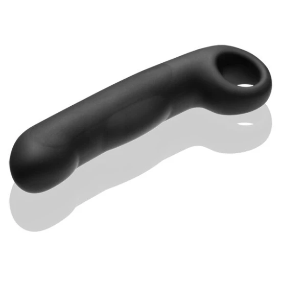Dildo Premium Negru din Silicon pentru Stimulare G-Spot