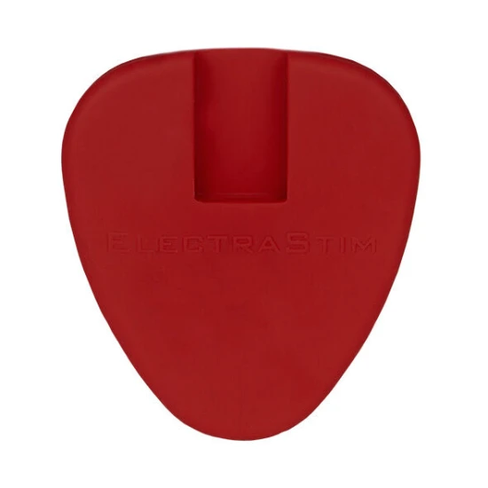 Dildo strap-on din silicon, roșu