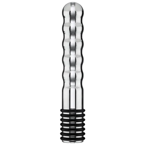 DILDO ELECTRO WAVE, Metal, Negru