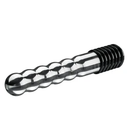 DILDO ELECTRO WAVE, Metal, Negru