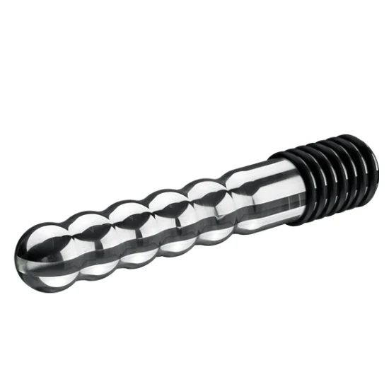 DILDO ELECTRO WAVE, Metal, Negru