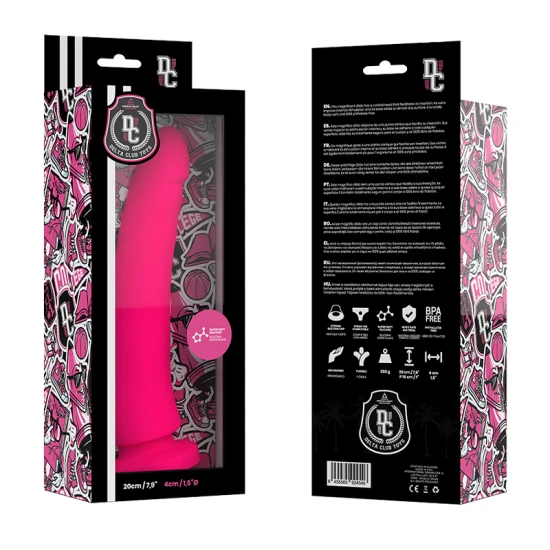 DELTA CLUB - DILDO Tip Produs Roz, 20 cm - 4 cm