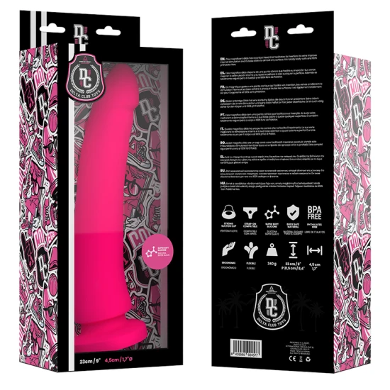 DELTA CLUB - DILDO Model, Roz - 23 cm - Ø 4.5 cm