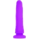 DELTA CLUB - Jucărie tip dildo, silicon medical, lavandă, 23 cm - Ø 4.5 cm