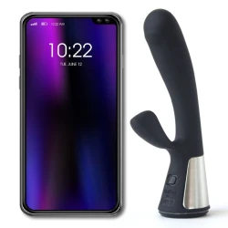 Vibrator Iepuraș Fuse, Control Prin Aplicație, Negru