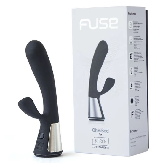 Vibrator Iepuraș Fuse, Control Prin Aplicație, Negru
