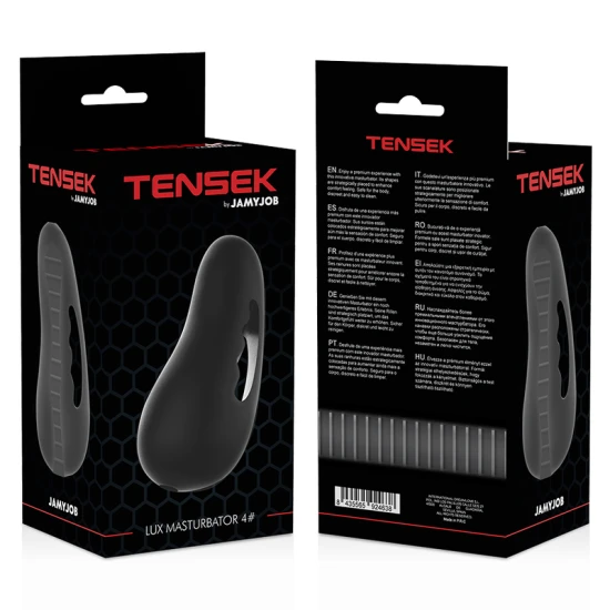 Masturbator TENSEK 4 - Design inovator, Negru, Mărime unică.