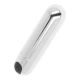 Vibrator Silver, tip glonț, argintiu