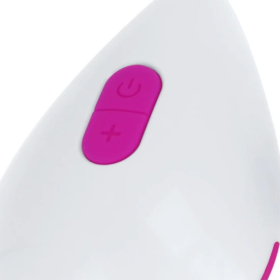Ou vibrator texturat, Mov și alb