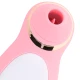 Stimulator clitoris cu limbă vibratoare, 10 moduri, Roz