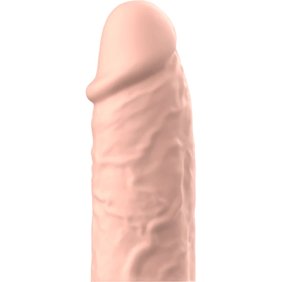 Manșon V3, Liquid Silicone Penis Extension, Bej