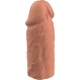 Manșon V3 Penis Extension, Liquid Silicone, Brown