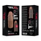 Manșon V3 Penis Extension, Liquid Silicone, Brown