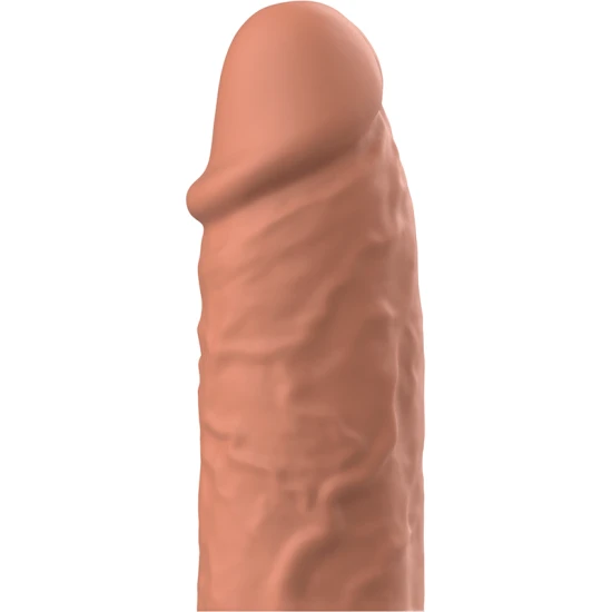 Manșon V3 Penis Extension, Liquid Silicone, Brown