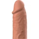Manșon V3 Penis Extension, Liquid Silicone, Brown
