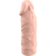 Manșon V5, Liquid Silicone Penis Extension, Bej