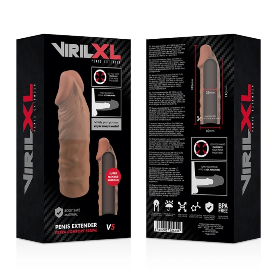 Lichid siliconic V5, prelungitor penis, maro