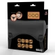 CYBERSILICOCK - Ham de tip strap-on cu 3 inele, pentru dildouri, negru