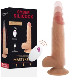 Dildo Master Ben, Cu Telecomandă, Bej
