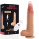Vibrator Master Huck, Cu Telecomandă, Bej