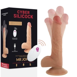 Vibrator Cu Telecomandă, Realist, Bej