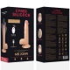 Vibrator Cu Telecomandă, Realist, Bej