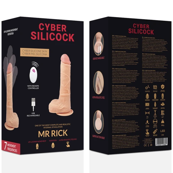 Vibrator Mr Rick, Cu Telecomandă, Bej