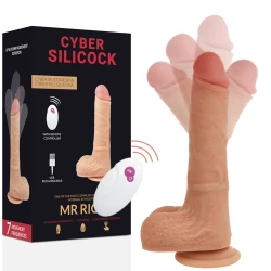 Vibrator Mr Rick, Cu Telecomandă, Bej
