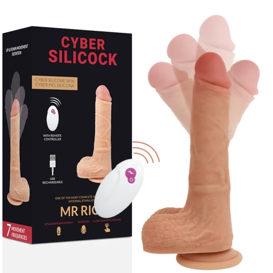 Vibrator Mr Rick, Cu Telecomandă, Bej