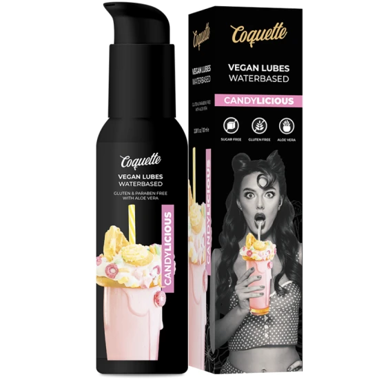 Gel lubrifiant pe bază de apă, Candylicious, 100 ml, vegan