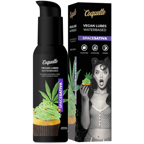 Lubrifiant pe bază de apă, Space Sativa, 100 ml, Vegan