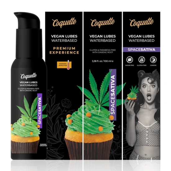 Lubrifiant pe bază de apă, Space Sativa, 100 ml, Vegan